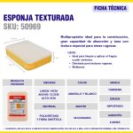 ESPONJA TEXTURADA