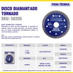 DISCO DIAMANTADO TORNADO