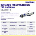 CORTADORA TOR RAPID 900